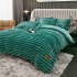 Lenjerie Deluxe, Jojo Home, 4 Piese, Blăniță Shorthair și CoCoLiNo, cu Elastic Perimetral, Verde [2]