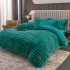 Lenjerie Deluxe, Jojo Home, 4 Piese, Blăniță Shorthair și CoCoLiNo, cu Elastic Perimetral, Turquoise [2]