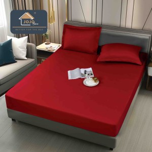 Husă de Pat Impermeabilă, Jojo Home, 180x200cm, cu Fețe de Pernă 50x70cm, Rosu Husă de Pat Impermeabilă, Jojo Home, 180x200cm, cu Fețe de Pernă 50x70cm, Rosu