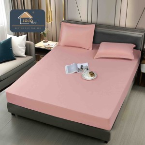 Husă de Pat Impermeabilă, Jojo Home, 160x200cm, cu Fețe de Pernă 50x70cm, Roz Husă de Pat Impermeabilă, Jojo Home, 160x200cm, cu Fețe de Pernă 50x70cm, Roz