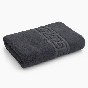 Prosop corp 70x130cm, din 100% bumbac, Gri