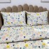 Lenjerie de Pat Dublu, Policoton Ranforsat, 4 piese, Atelier Cumparamisim, Multicolor, planete [5]