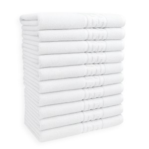 Set 10 Prosoape Mici 30x50 cm, Bumbac Pakistanez 100%, 400 g/m², Alb Imaculat Set 10 Prosoape Mici 30x50 cm, Bumbac Pakistanez 100%, 400 g/m², Alb Imaculat