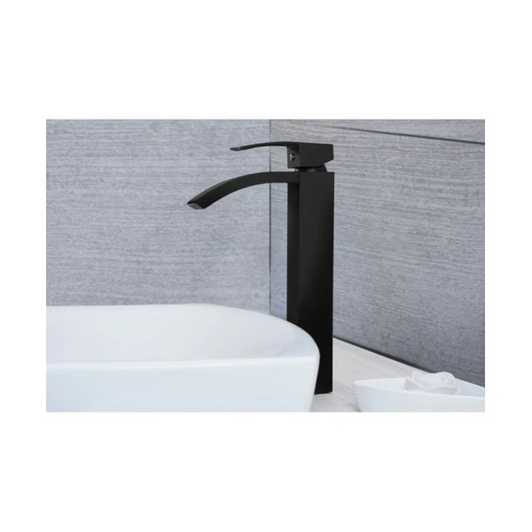 Baterie Lavoar Baie Lotus Black, Negru, Înălțime 30 cm, VST17 [1]
