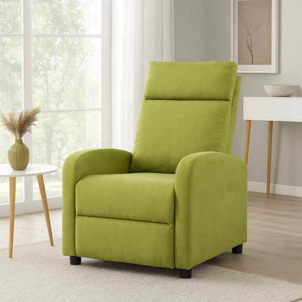 Fotoliu Recliner Premium, Confort Maxim, Design Elegant, Verde [1]