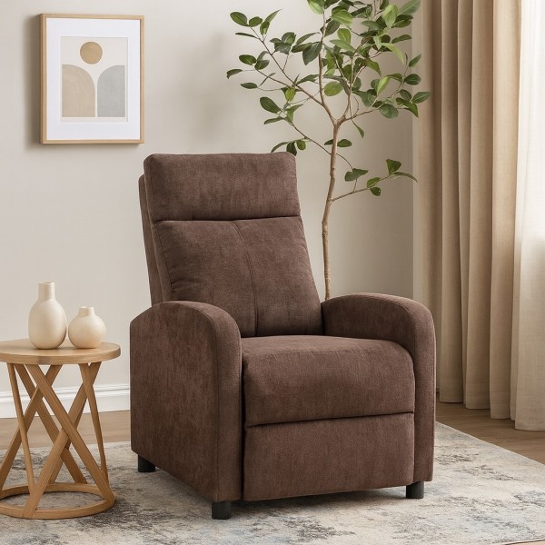 Fotoliu Recliner Premium, Confort Maxim, Design Elegant, Maro [1]