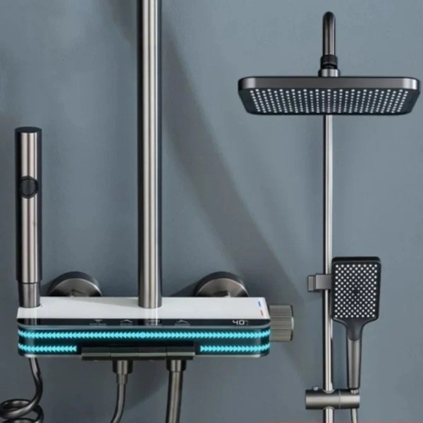 Coloană de Duș LuxTherm – Afișaj Digital & LED pentru O Experiență Premium [1]