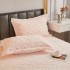 Cearsaf cu Elastic Cocolino 180x200cm si 2 fete de perna 50x70cm, Gros și Pufos, Rozaliu [6]