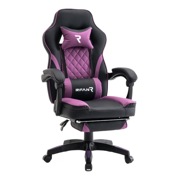 Scaun De Gaming, Negru-Mov, WF6028 [1]