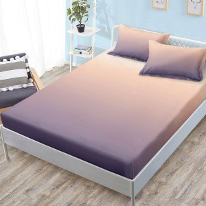 Cearsaf cu elastic, FINET, 180x200cm, 2 fete de perne 50x70cm, Mov, Roz, degrade Cearsaf cu elastic, FINET, 180x200cm, 2 fete de perne 50x70cm, Mov, Roz, degrade