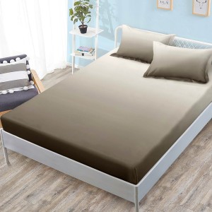 Cearsaf cu elastic, FINET, 180x200cm, 2 fete de perne 50x70cm, Maro, degrade Cearsaf cu elastic, FINET, 180x200cm, 2 fete de perne 50x70cm, Maro, degrade