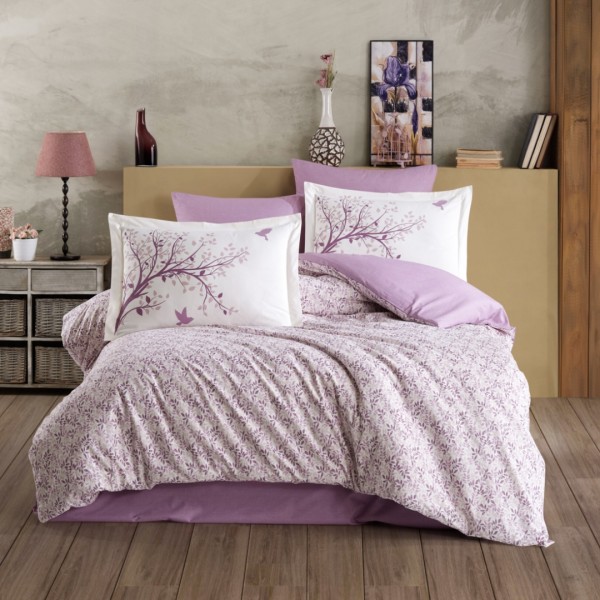 Lenjerie Pat Dublu, Bumbac 100% Poplin, 4 piese, Hobby Arianna – Murdum [1]