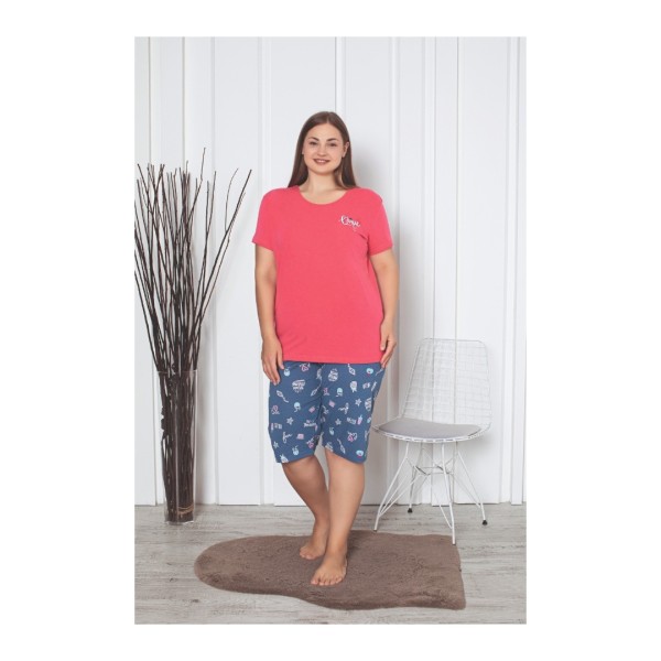 Pijama Dama Baki Batal trei sferturi 4003 [1]