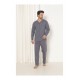 Pijama Barbat Berfin Battal cu Nasturi 3011