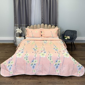 Cuvertură Pat Dublu, 3 Piese, Bumbac 100% Imprimat – Calitate Premium, cu Imprimeu Durabil, cod CSA-CV67 Cuvertură Pat Dublu, 3 Piese, Bumbac 100% Imprimat – Calitate Premium, cu Imprimeu Durabil, cod CSA-CV67