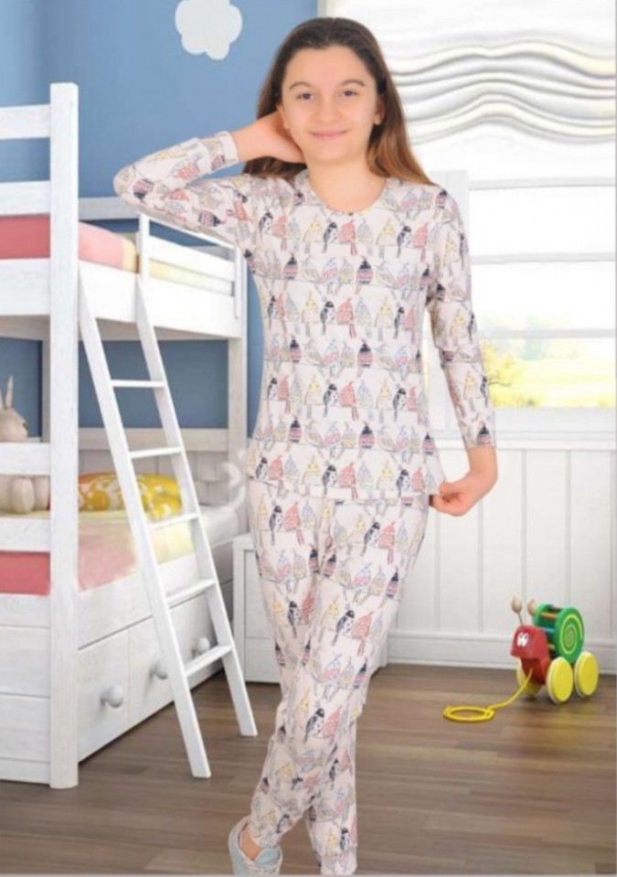 Pijama Copii Fetițe Bani 4075