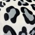 Patura pufoasa cocolino 200x230cm, 240g/mp, Alb, Gri, Animal Print [4]