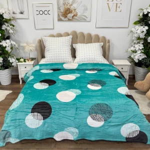 Patura pufoasa cocolino 200x230cm, 240g/mp, Turquoise, Buline