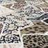 Patura pufoasa cocolino 200x230cm, 240g/mp, Bej, Maro, Animal Print, Forme Geometrice [4]