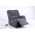 [RESIGILAT] Fotoliu Cu Masaj Și Încălzire, Recliner Electric, Gri Inchis [10]