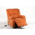 Fotoliu Cu Masaj Și Încălzire, Recliner Electric, Portocaliu [3]