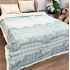   Patura Cocolino cu Blanita Sherpa 200x230cm, model cu Blanita Wave, Alb, Menta [3]
