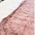   Patura Cocolino cu Blanita Sherpa 200x230cm, model cu Blanita Wave, Roz [5]