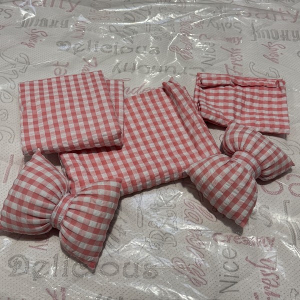 Outlet: Lenjerie patut bebelus 6 piese, bumbac creponat [1]