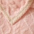 Patura Premium, 200x230cm, CoCoLiNo, Grofata, cu Model 3D Tip Tricotaj, Roz Pal [4]