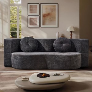 Canapea 3 locuri , Extensibila, cu Susținere Ergonomică Ring HD Foam, Catifea, Gri inchis Canapea 3 locuri , Extensibila, cu Susținere Ergonomică Ring HD Foam, Catifea, Gri inchis