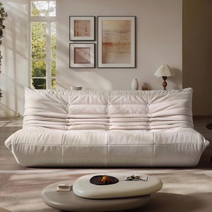 Canapea 3 locuri cu Susținere Ergonomică Nobile HD Foam, Catifea, Ivoire Canapea 3 locuri cu Susținere Ergonomică Nobile HD Foam, Catifea, Ivoire