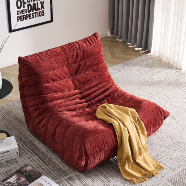 Fotoliu cu Susținere Ergonomică Nobile HD Foam, Catifea, Bordo [1]