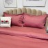 Lenjerie HoReCa, pat dublu, tip Damasc Finetat Deluxe cu Elastic, 4 piese, Roz ars [5]