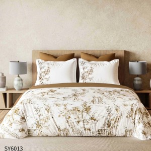 Lenjerie pat dublu, FINET, Imprimeu Digital, cu ELASTIC, Alb, Maro, Arcul de Triumf, Plante Lenjerie pat dublu, FINET, Imprimeu Digital, cu ELASTIC, Alb, Maro, Arcul de Triumf, Plante