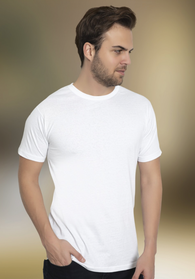 Tricou Barbat Penye Alb