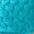 Husã matlasatã tip topper din catifea, 140x200cm + 2 fete de perna 50x70cm, turquoise [7]