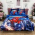 Lenjerie pat dublu, FINET, 6 piese, IDENTICA CU POZA, Albastru, SpiderMan [2]