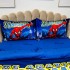 Lenjerie pat single (1 persoana), FINET, 4 piese, IDENTICA CU POZA, Albastru, SpiderMan [5]