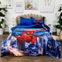 Lenjerie pat single (1 persoana), FINET, 4 piese, IDENTICA CU POZA, Albastru, SpiderMan [8]