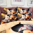 Lenjerie pat dublu (140x200cm, 160x200cm, 180x200cm), FINET, 6 piese, IDENTICA CU POZA, Gri, Bej, Mickey Mouse [5]
