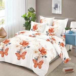 Lenjerie pat dublu, 4 piese, microfibra, Pucioasa Lenjerie pat dublu, 4 piese, microfibra, Pucioasa