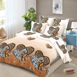 Lenjerie pat dublu, 4 piese, microfibra, Pucioasa Lenjerie pat dublu, 4 piese, microfibra, Pucioasa