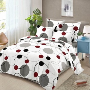 Lenjerie pat dublu, 4 piese, microfibra, Pucioasa Lenjerie pat dublu, 4 piese, microfibra, Pucioasa