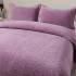 Cuvertura pat dublu, 3 piese, Catifea Luxury Matlasata, 230x240cm, Lila [3]