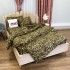 Lenjerie Pat Dublu, Bumbac Ranforce, 4 piese, Atelier Cumparamisim - Lux Suprem, Rafinament Desăvârșit, Confort Regal, Maro, animal print [7]