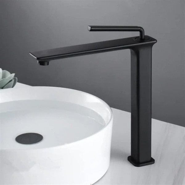 Baterie Lavoar Baie, 32 cm, Negru Mat, Design Modern, VST12 [1]