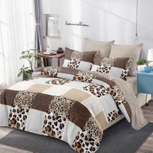 Lenjerie pat dublu, FINET, cu elastic, 6 piese, Gri, Bej, Maro, Animal Print, Patrate Lenjerie pat dublu, FINET, cu elastic, 6 piese, Gri, Bej, Maro, Animal Print, Patrate