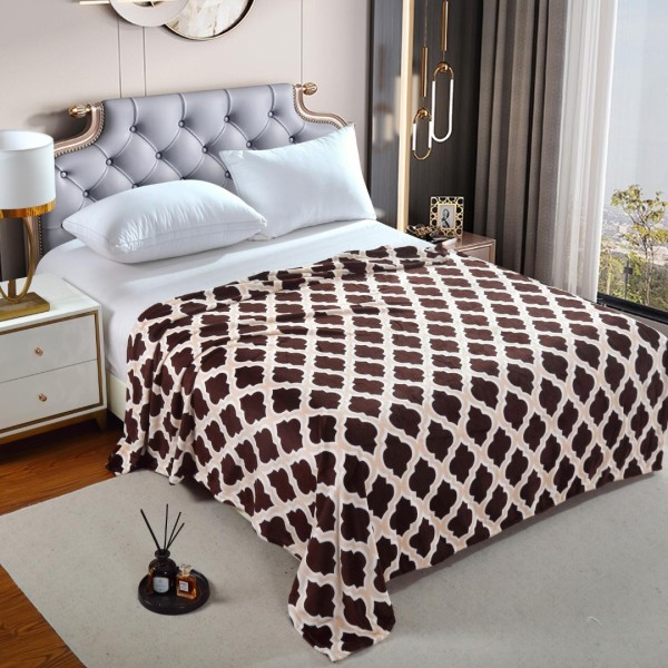 Patura pufoasa cocolino 200x230cm, 240g/mp, Bej, Maro, Oriental [1]