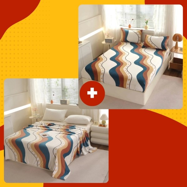 SET Cocolino cu Elastic, 4 piese, Crem, abstract [1]