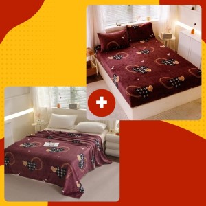 SET Cocolino cu Elastic, 4 piese, Grena, inimioare SET Cocolino cu Elastic, 4 piese, Grena, inimioare